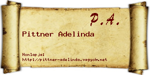 Pittner Adelinda névjegykártya